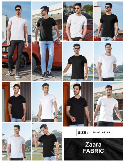 Vol 63-50 Biowash Zaara Cotton Mens Tshirts Wholesale Rate