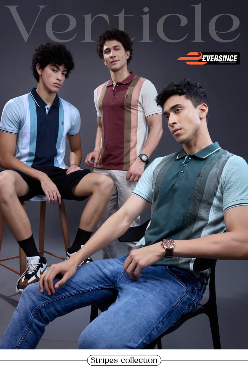 Vol 6307 Eversince Jacquard Knit Mens Tshirts Supplier India
