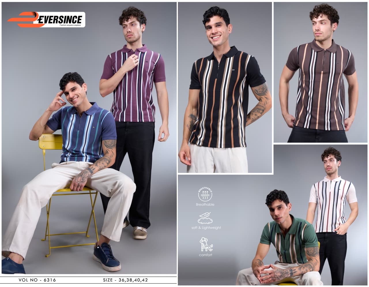 Vol 6316 Eversince Vertical Mens Tshirts Manufacturer