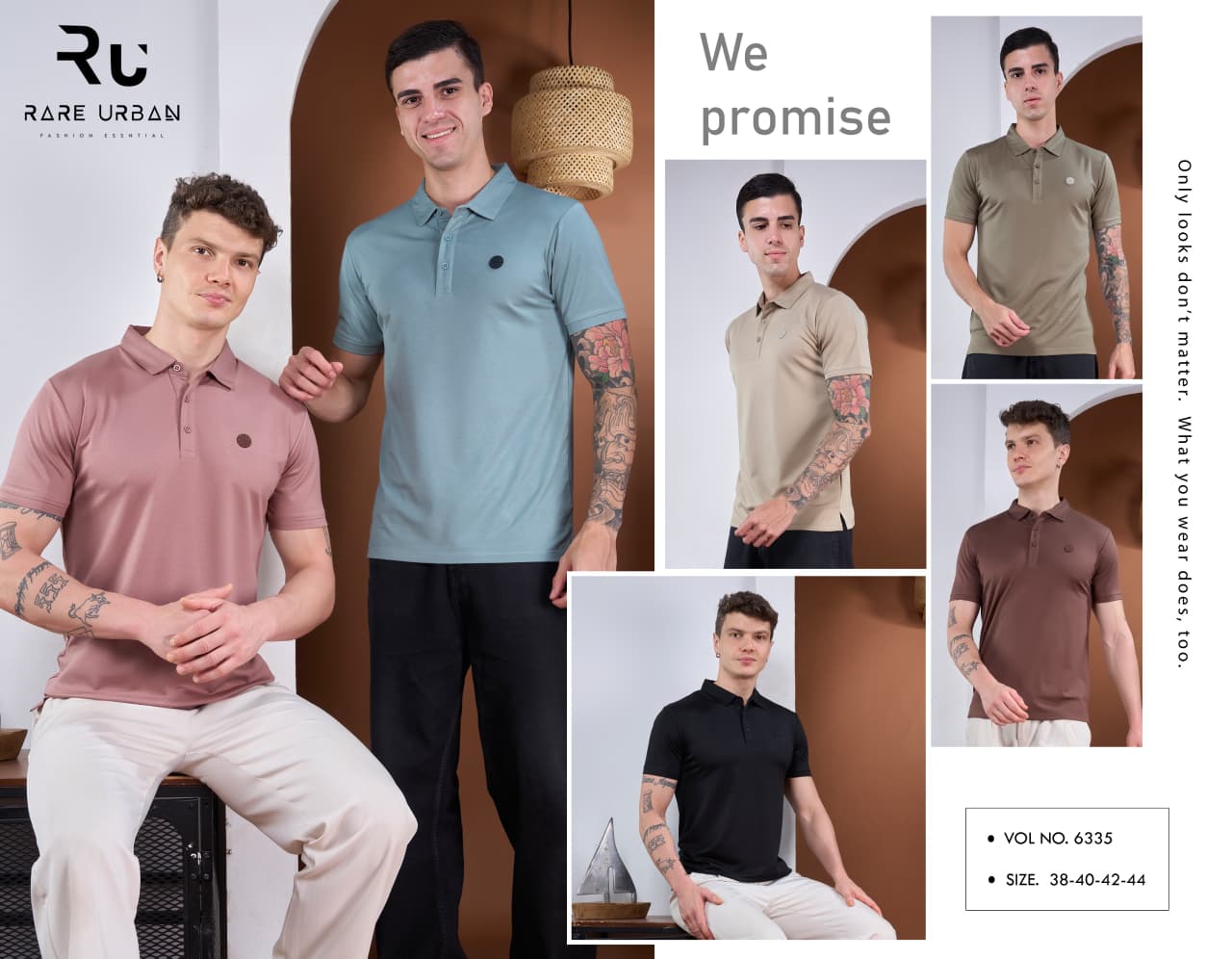 Vol 6335 Rare Urban Imported Mens Tshirts Wholesale Rate