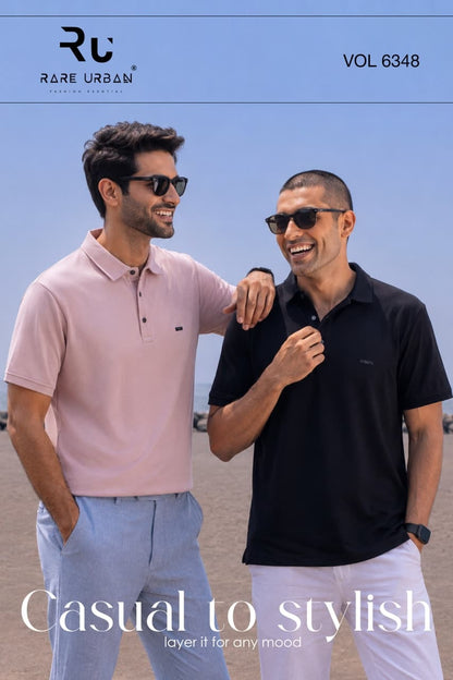 Vol 6348 Rare Urban Dobby Mens Tshirts Wholesaler India