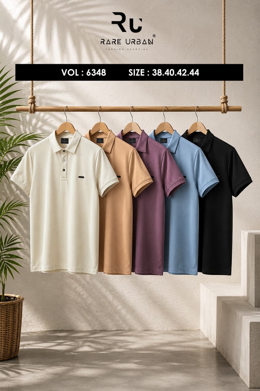 Vol 6348 Rare Urban Dobby Mens Tshirts Wholesaler India
