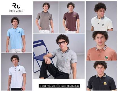 Vol 6351 Patch Style Rare Urban Imported Mens Tshirts Manufacturer India