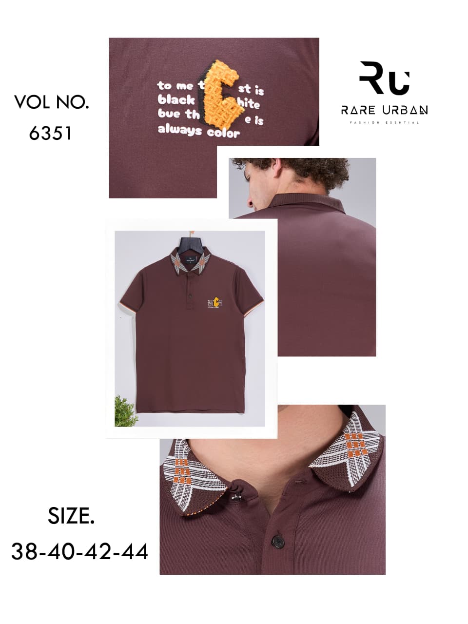 Vol 6351 Patch Style Rare Urban Imported Mens Tshirts Manufacturer India