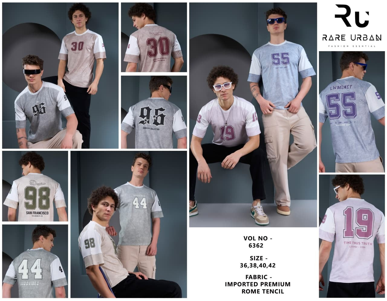 Vol 6362 Rare Urban Canvas Mens Tshirts Manufacturer