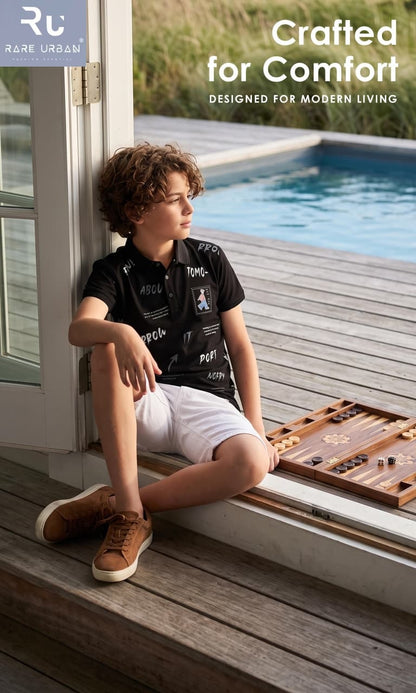 Vol 6370 Collar Style Rare Urban Imported Boys Tshirt Manufacturer India