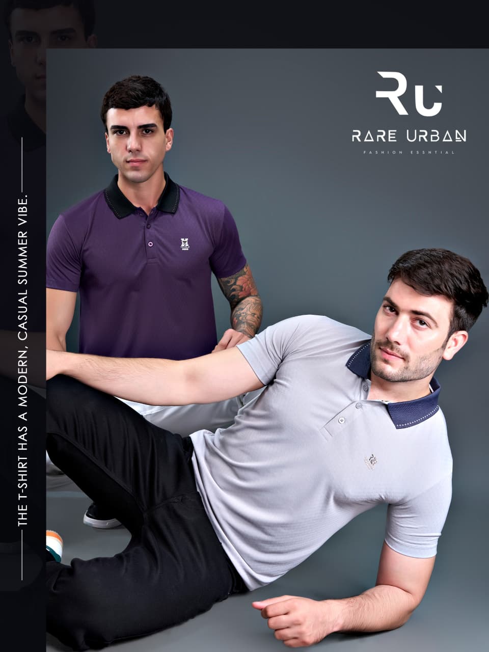 Vol 6376 Rare Urban Jacquard Knit Mens Tshirts Wholesaler Ahmedabad