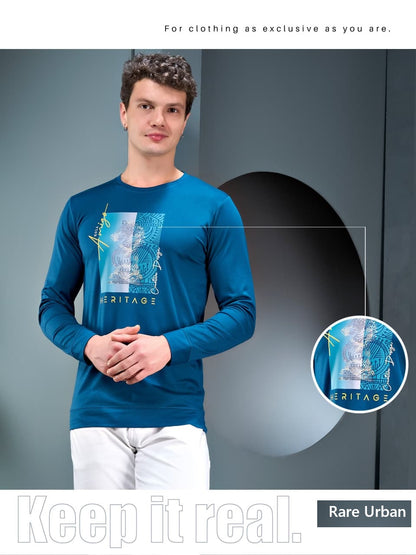 Vol 6380 Hd Print Rare Urban Tencil Lycra Mens Tshirts Wholesaler