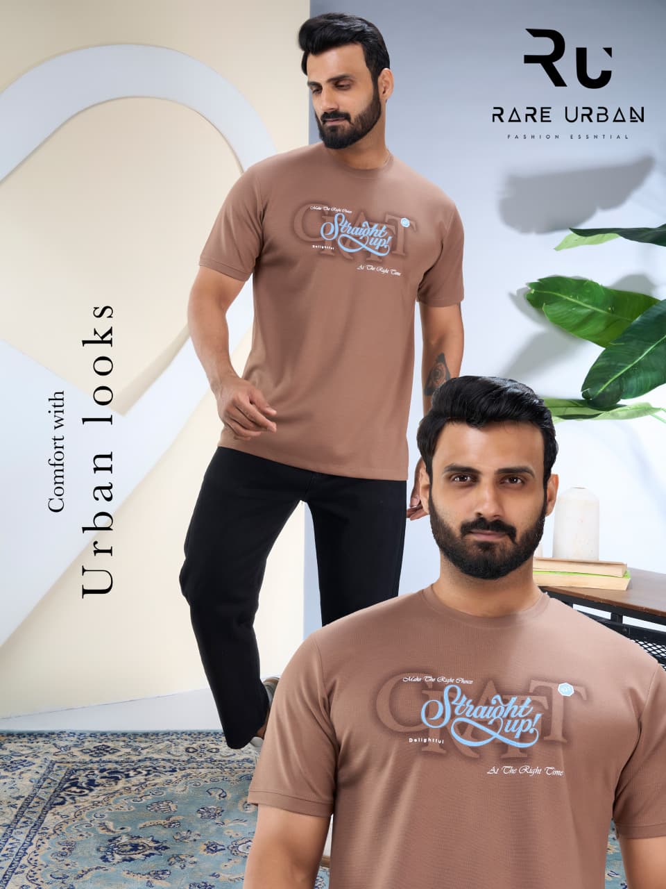 Vol 6382 Rare Urban Canvas Mens Tshirts Wholesaler