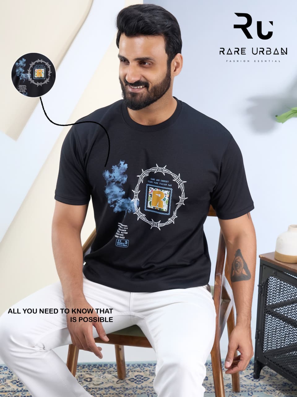 Vol 6382 Rare Urban Canvas Mens Tshirts Wholesaler