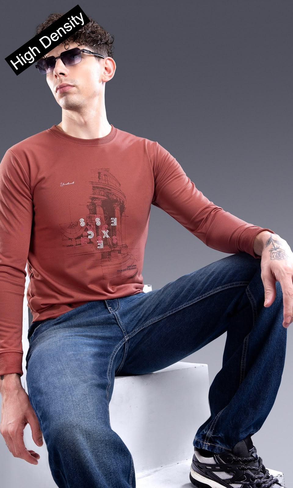 Vol 638 To 643 Big Size High Density Looper Mens Tshirts Exporter