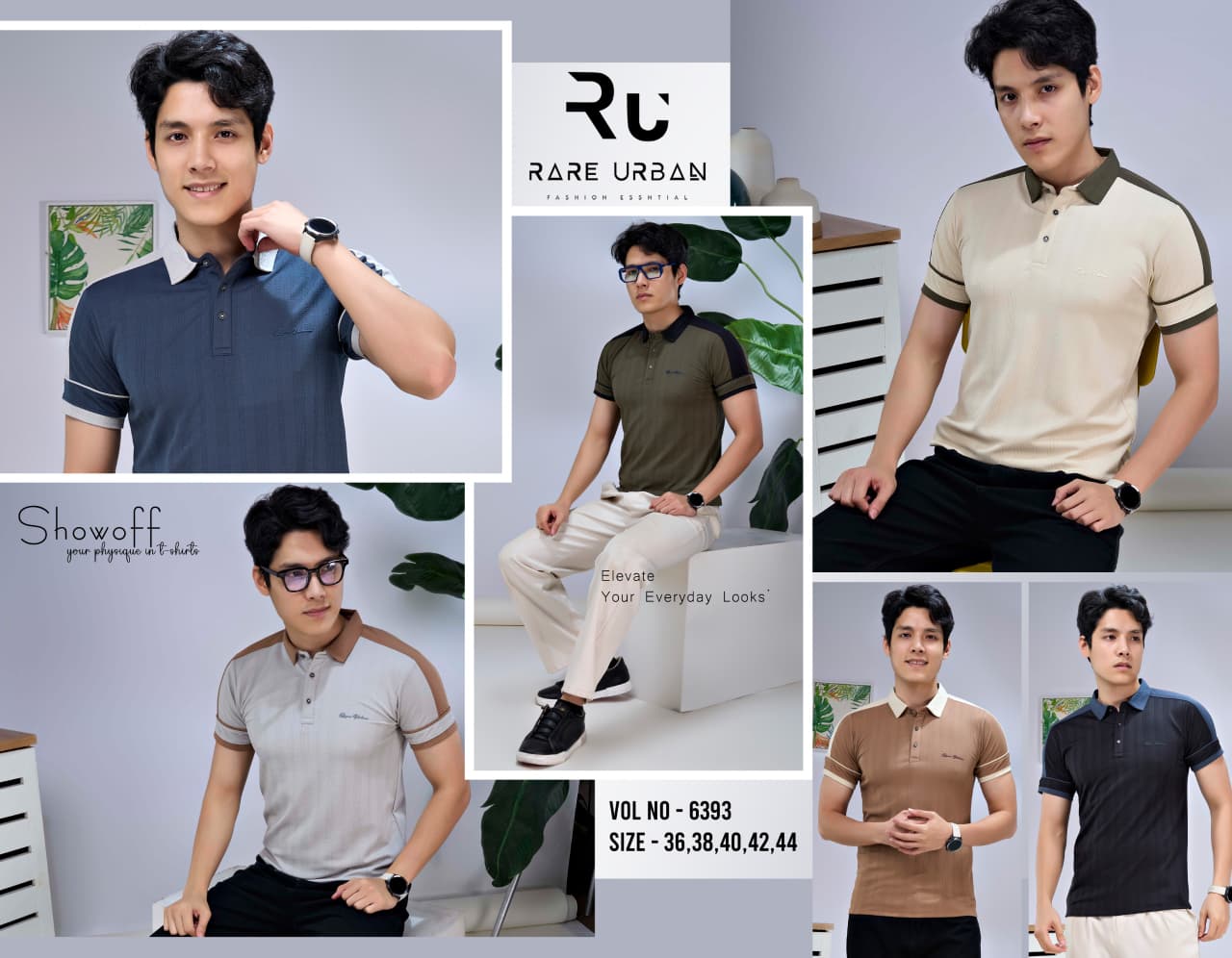 Vol 6393 Rare Urban Knit Mens Tshirts Exporter
