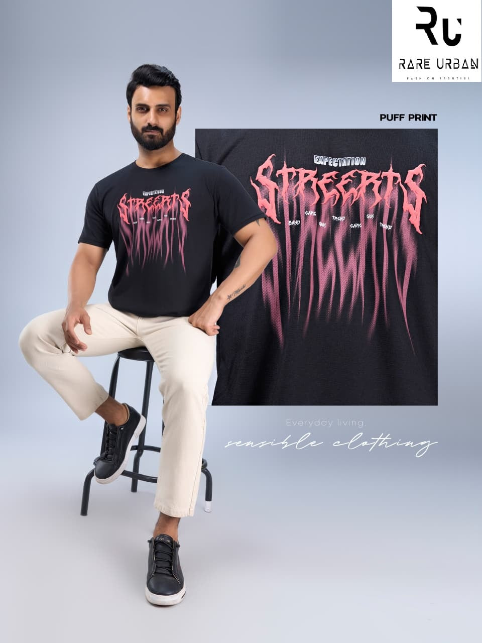 Vol 6396 Rare Urban Canvas Mens Tshirts Supplier Gujarat
