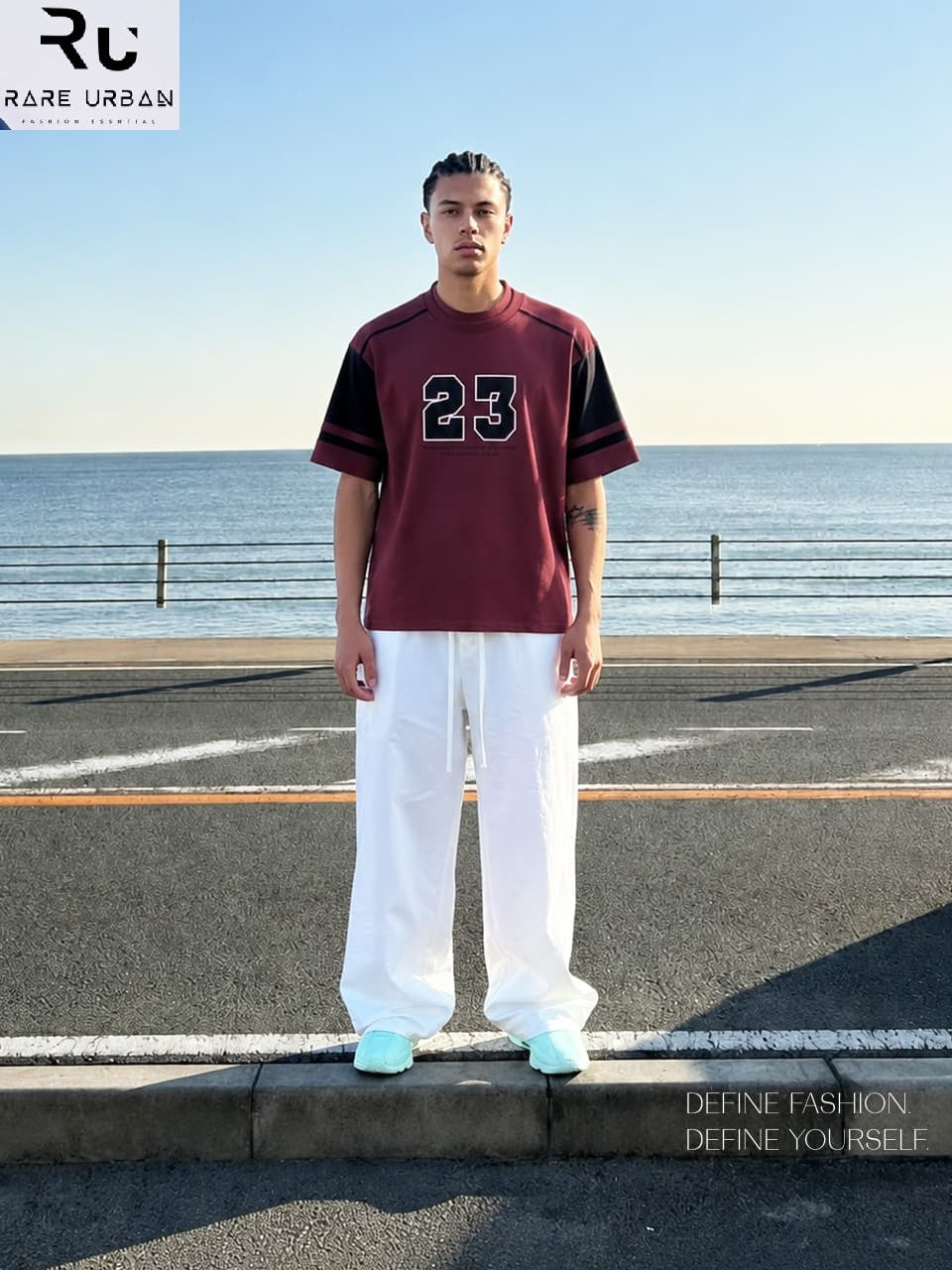 Vol 6410 Drop Shoulder Rare Urban Cotton Looper Mens Tshirts Supplier