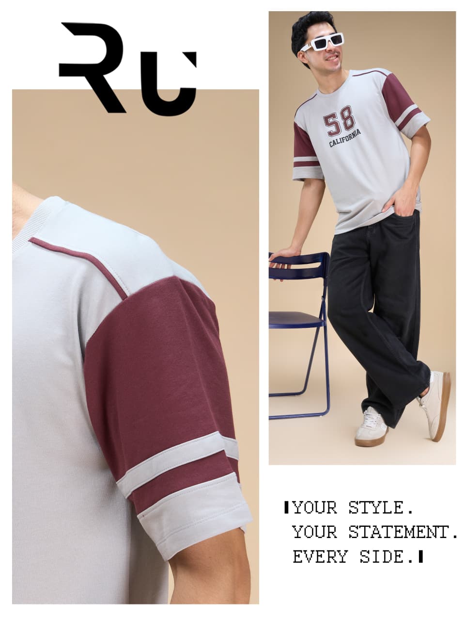 Vol 6410 Drop Shoulder Rare Urban Cotton Looper Mens Tshirts Supplier