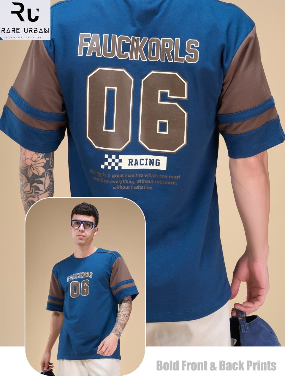 Vol 6410 Drop Shoulder Rare Urban Cotton Looper Mens Tshirts Supplier