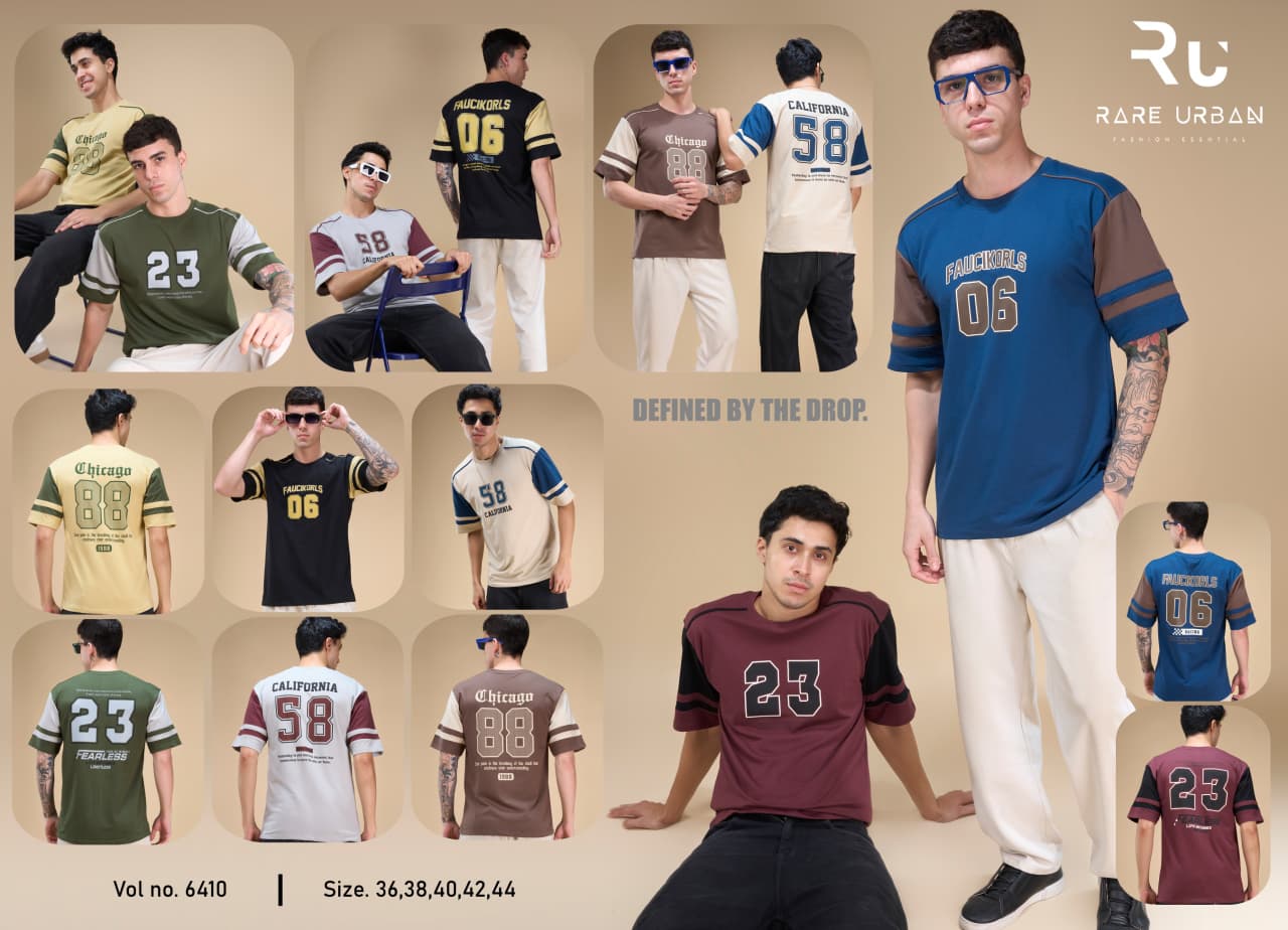 Vol 6410 Drop Shoulder Rare Urban Cotton Looper Mens Tshirts Supplier