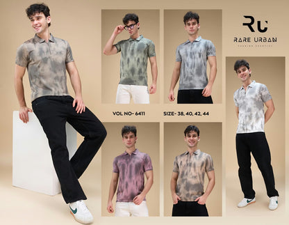 Vol 6411 Collar Zip Rare Urban Imported Mens Tshirts Exporter