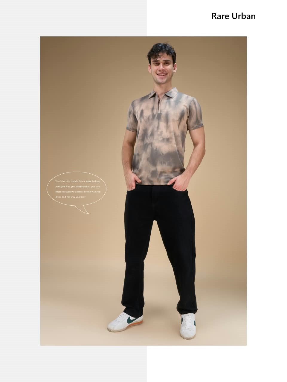 Vol 6411 Collar Zip Rare Urban Imported Mens Tshirts Exporter