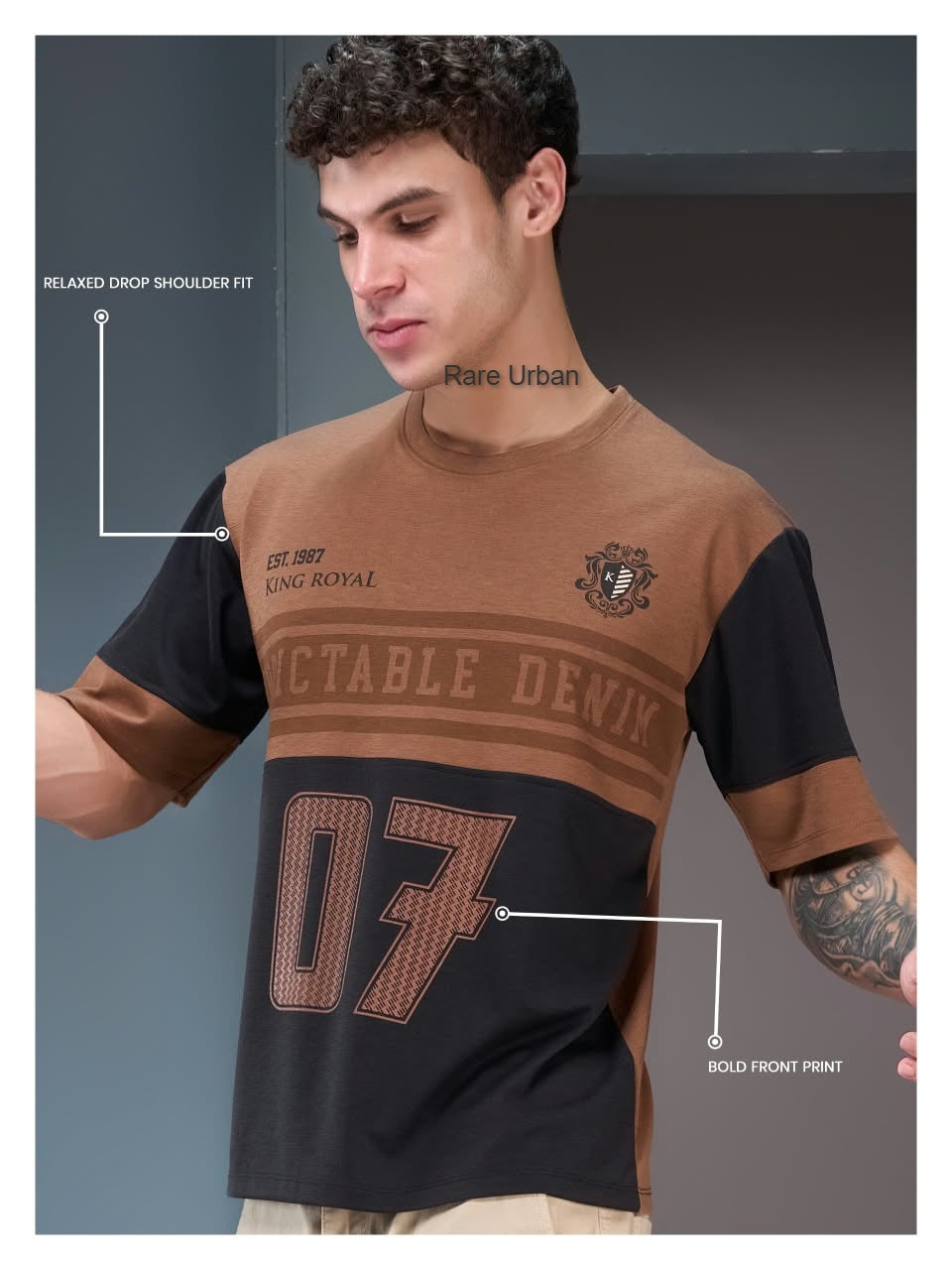 Vol 6413 Oversize Rare Urban Canvas Mens Tshirts Manufacturer Ahmedabad