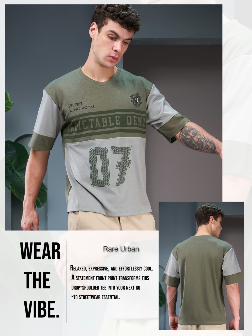 Vol 6413 Oversize Rare Urban Canvas Mens Tshirts Manufacturer Ahmedabad