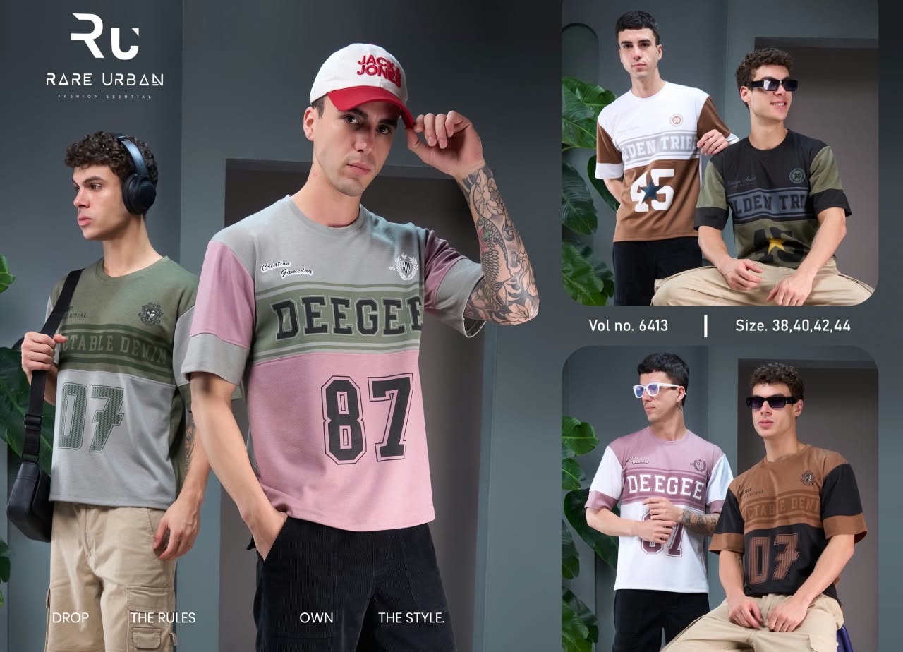 Vol 6413 Oversize Rare Urban Canvas Mens Tshirts Manufacturer Ahmedabad