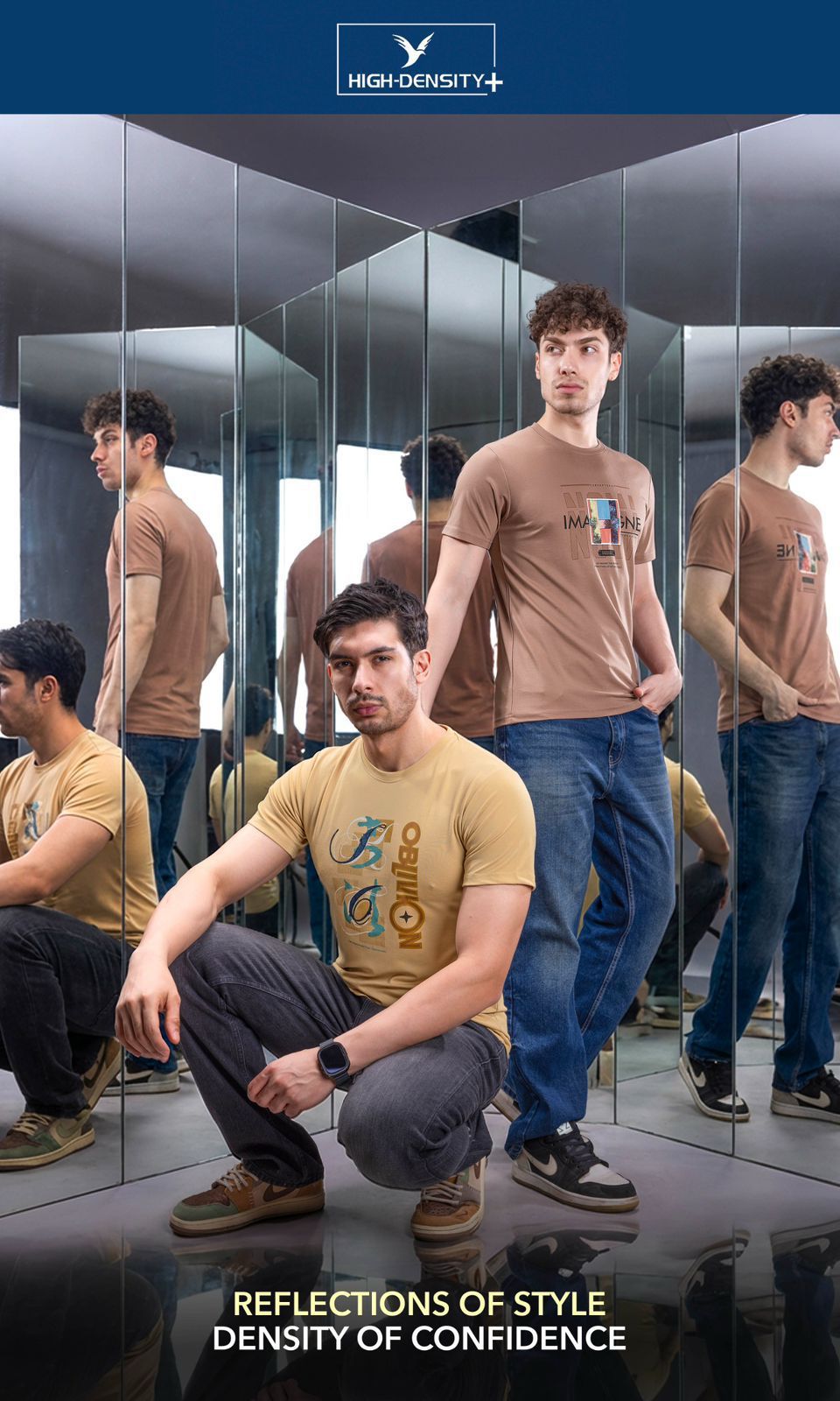 Vol 6417 To 6424 High Density Tencil Lycra Mens Tshirts Wholesaler Ahmedabad