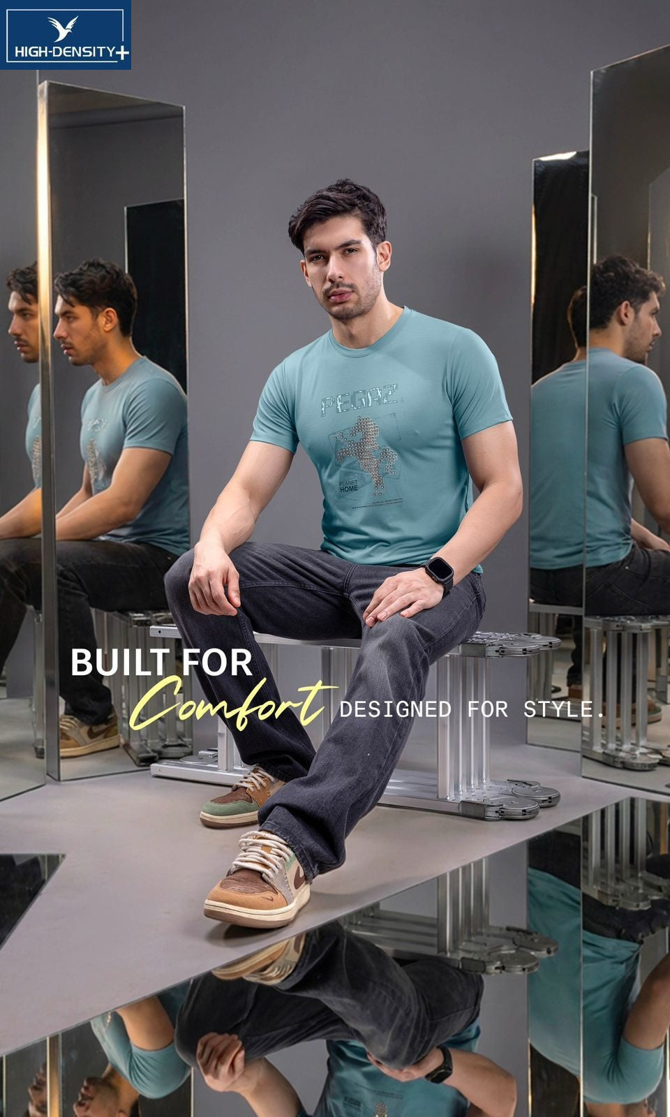 Vol 6417 To 6424 High Density Tencil Lycra Mens Tshirts Wholesaler Ahmedabad