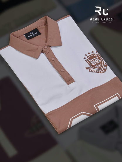 Vol 6418 Collar Style Rare Urban Fake Cotton Mens Tshirts Wholesale Price