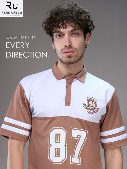 Vol 6418 Collar Style Rare Urban Fake Cotton Mens Tshirts Wholesale Price
