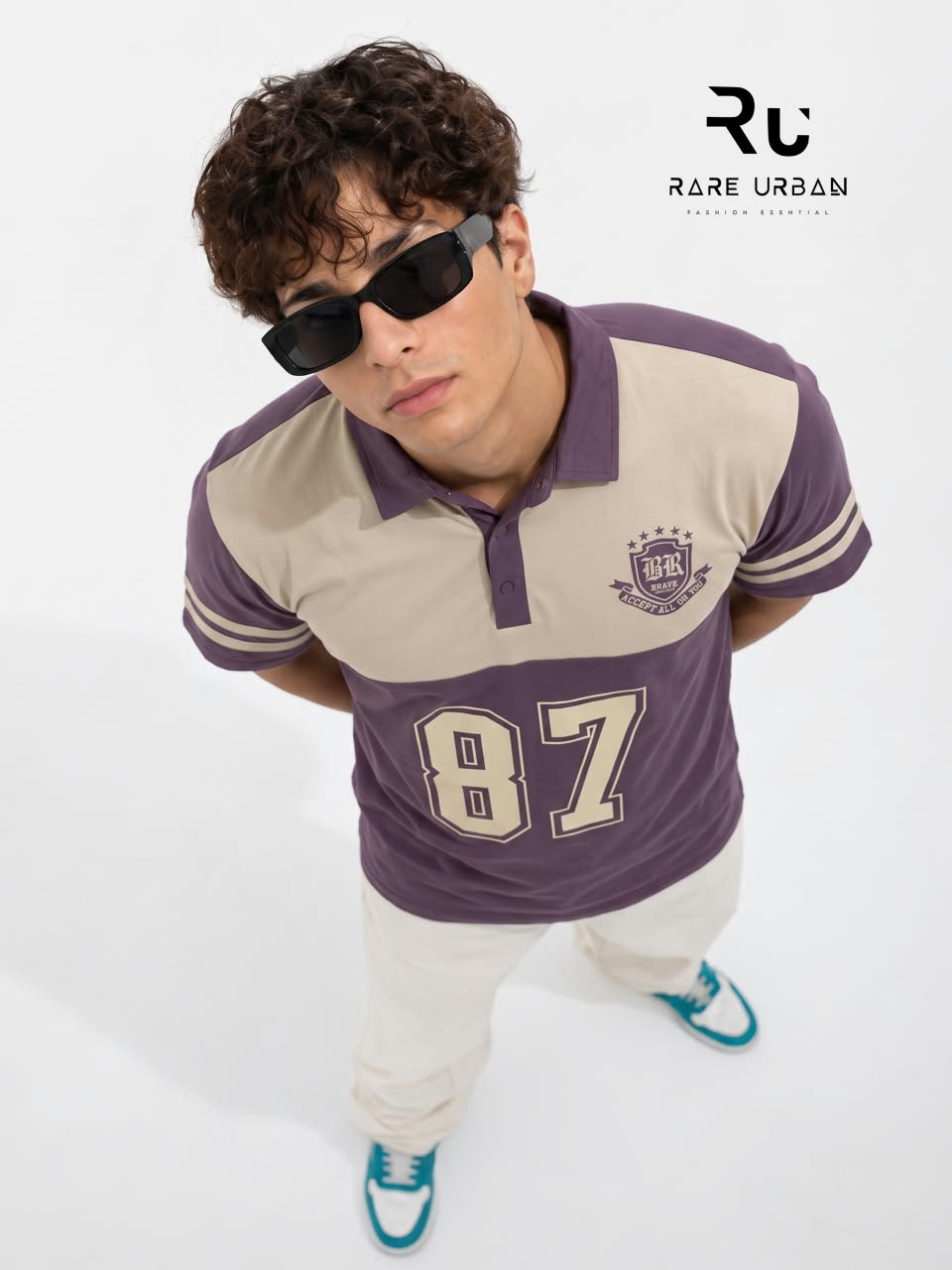 Vol 6418 Collar Style Rare Urban Fake Cotton Mens Tshirts Wholesale Price