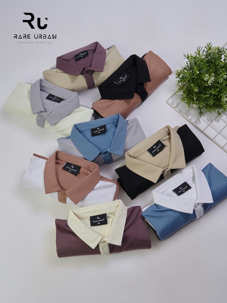 Vol 6418 Collar Style Rare Urban Fake Cotton Mens Tshirts Wholesale Price