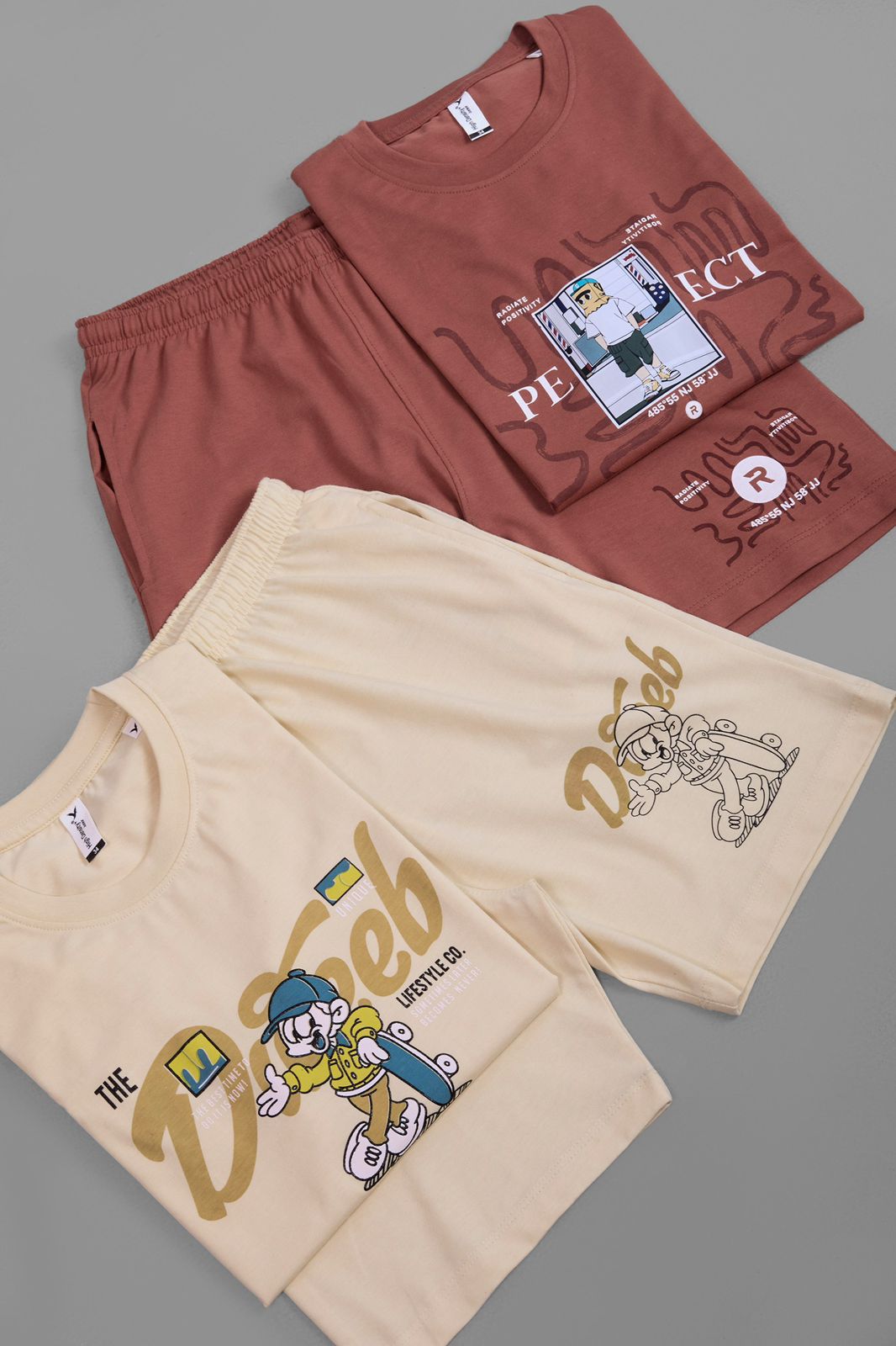 Vol 6425 To 6434 High Density Interlock Boys Shorts Set Manufacturer India