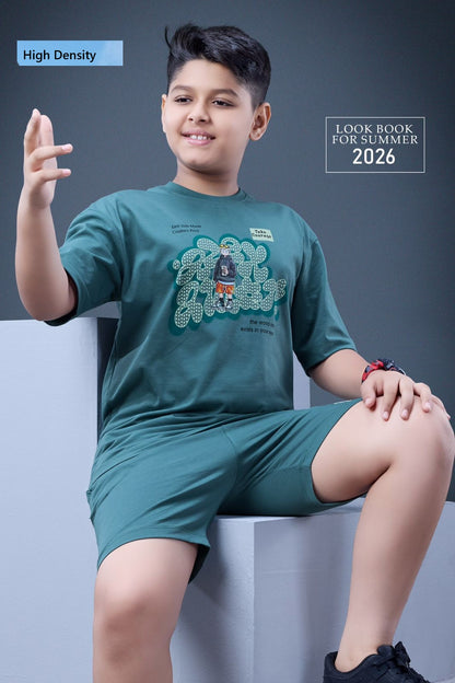 Vol 6425 To 6434 High Density Interlock Boys Shorts Set Manufacturer India