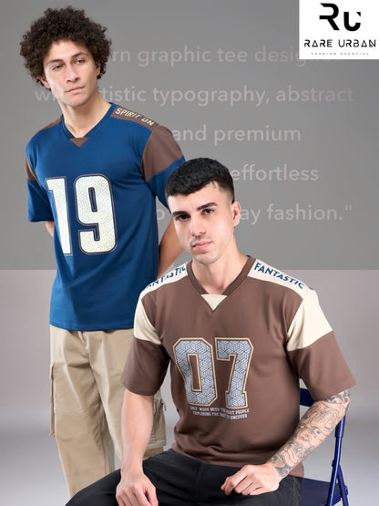 Vol 6436 Oversized Rare Urban Cotton Looper Mens Tshirts Exporter India