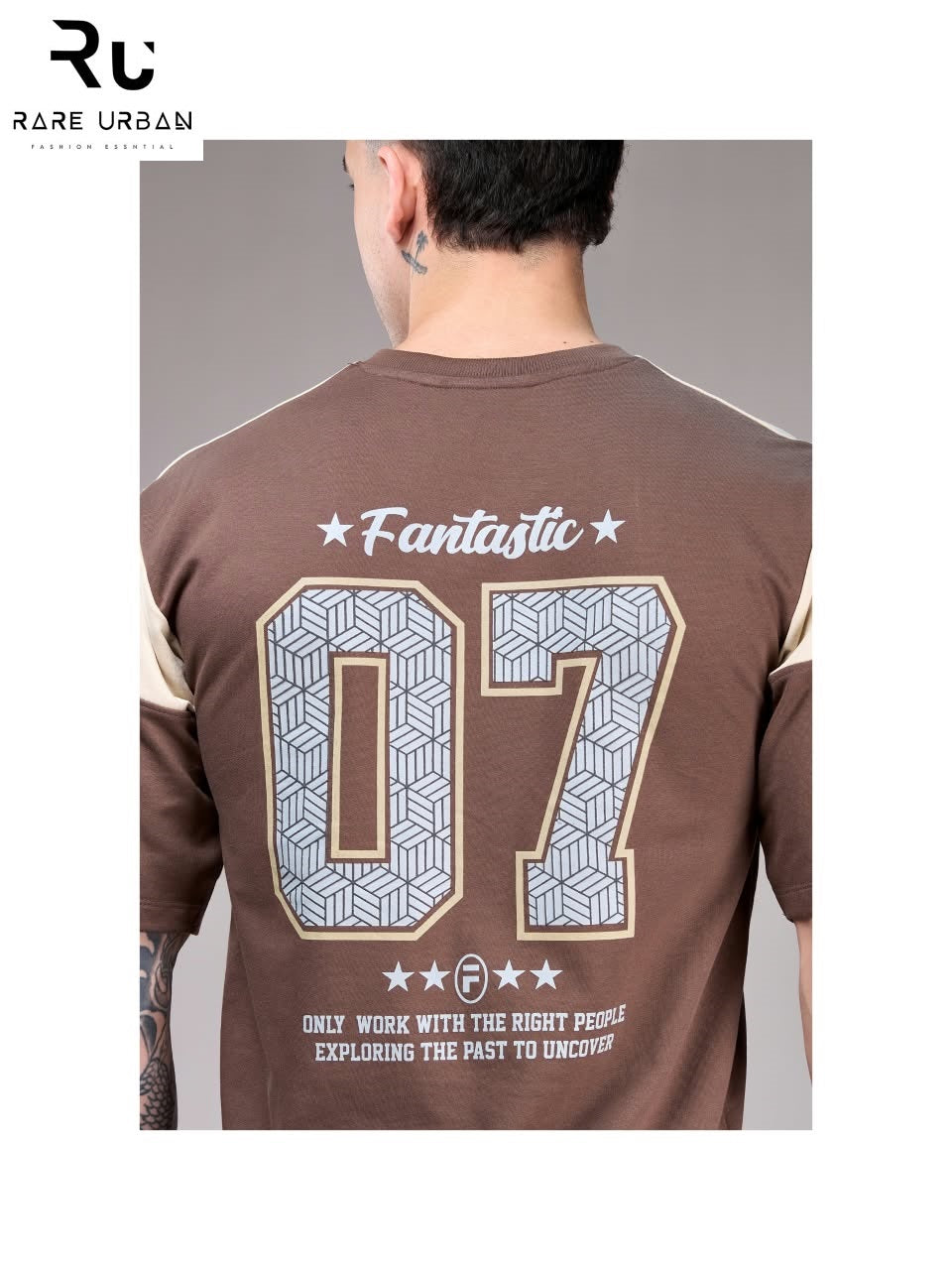 Vol 6436 Oversized Rare Urban Cotton Looper Mens Tshirts Exporter India