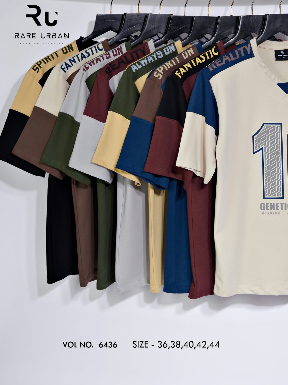 Vol 6436 Oversized Rare Urban Cotton Looper Mens Tshirts Exporter India