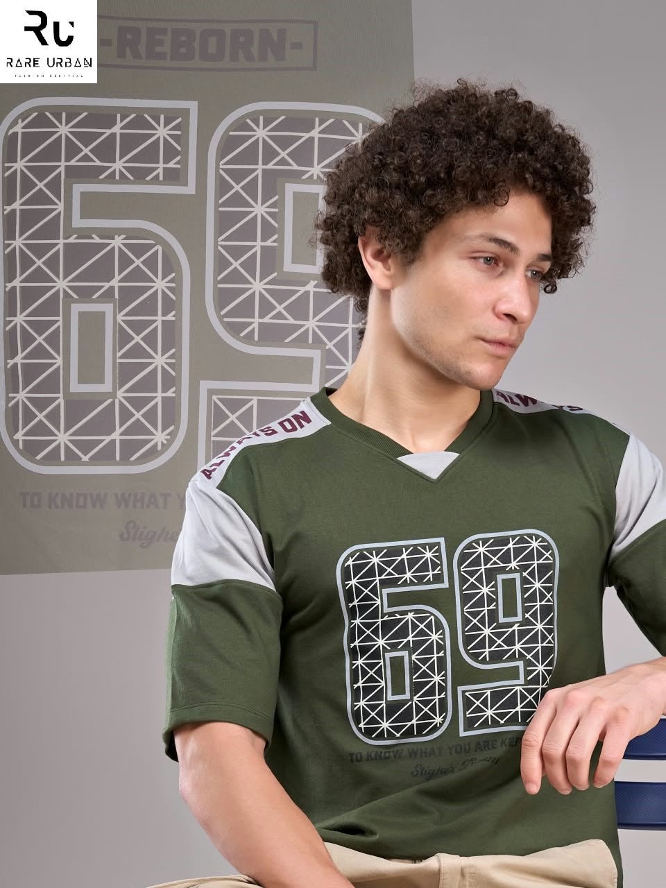 Vol 6436 Oversized Rare Urban Cotton Looper Mens Tshirts Exporter India