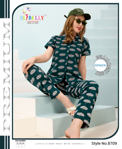 Vol 643 Belly Sinker Collar Night Suits Manufacturer