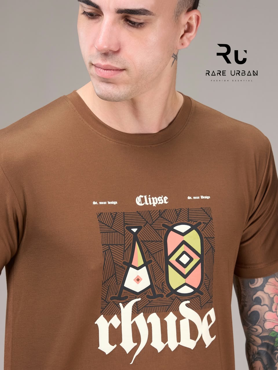 Vol 6475 Rare Urban Tencil Lycra Mens Tshirts Exporter Ahmedabad