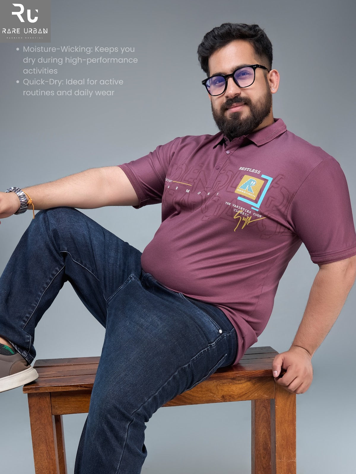 Vol 6476 Plus Size Rare Urban Tencil Lycra Mens Tshirts Supplier India