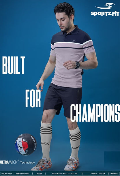 Vol 6523 Pk 239 Sportz Fit Airtex Mens Tshirts Wholesale Price