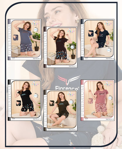 Vol 653 Belly Sinker Shorts Night Suits Manufacturer India