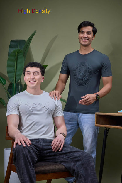 Vol 6550 To 6557 High Density Tencil Lycra Mens Tshirts Manufacturer India