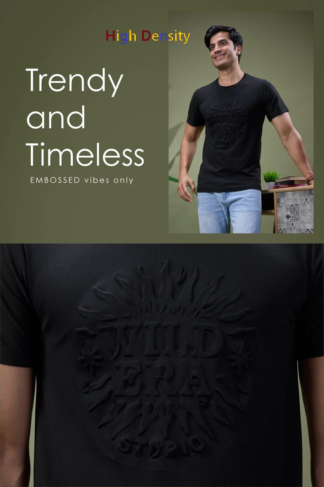 Vol 6550 To 6557 High Density Tencil Lycra Mens Tshirts Manufacturer India