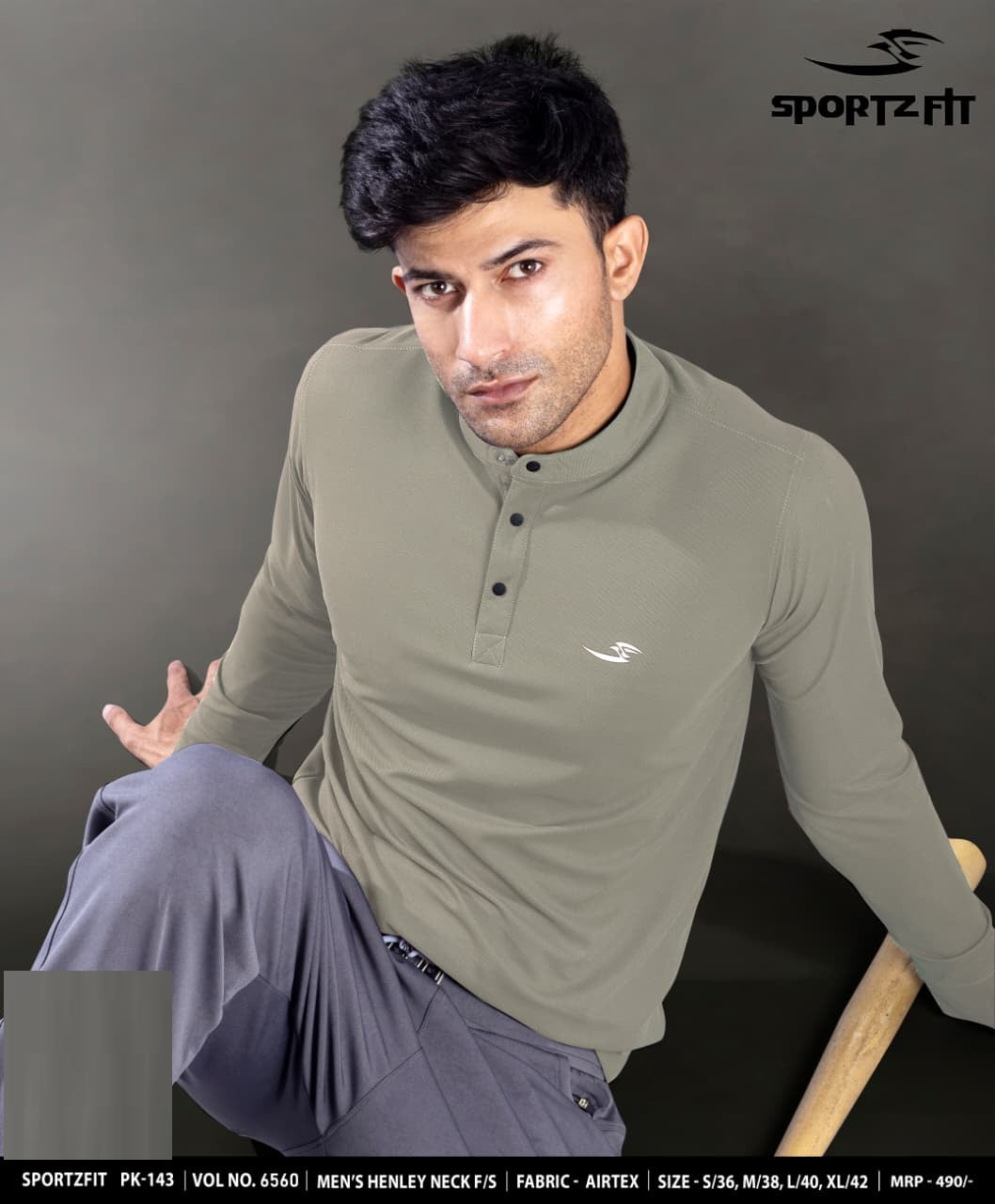 Vol 6560 Pk 143 Sportz Fit Airtex Mens Tshirts Wholesaler