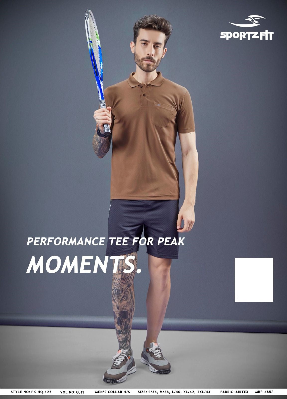 Vol 6611 Pk 125 Sportz Fit Airtex Mens Tshirts Wholesale