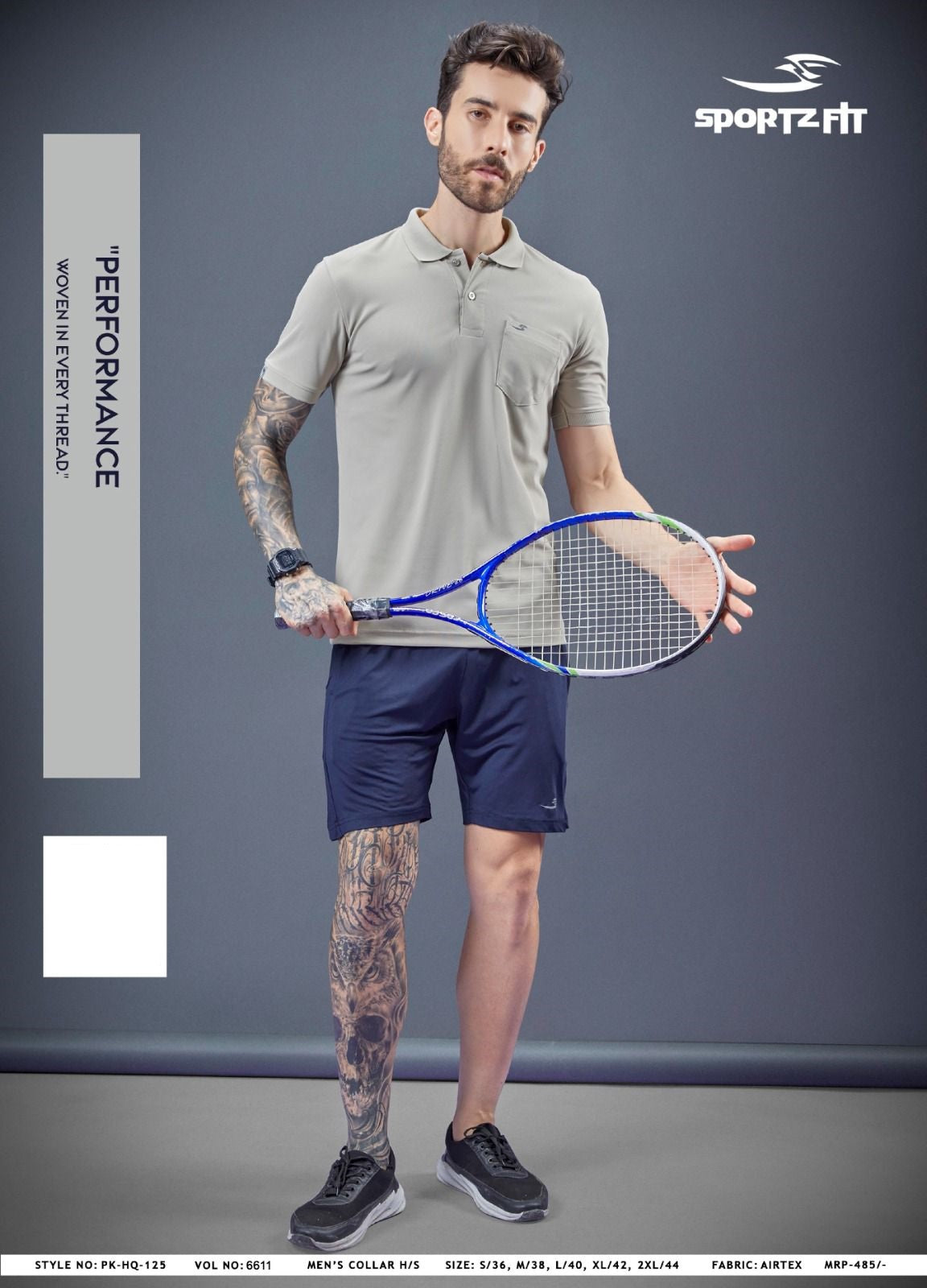 Vol 6611 Pk 125 Sportz Fit Airtex Mens Tshirts Wholesale