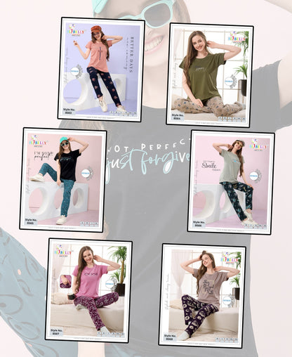 Vol 661 Belly Sinker Pyjama Night Suits Supplier India