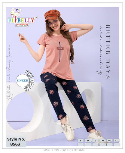 Vol 661 Belly Sinker Pyjama Night Suits Supplier India